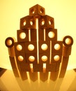 Stack of wooden toy bricks Royalty Free Stock Photo