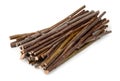 Stack of wooden twigs Royalty Free Stock Photo