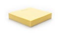 Yellow adhesive notes commonly known as Post it Notes is shown against a Royalty Free Stock Photo