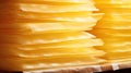 stack yellow rice paper Royalty Free Stock Photo
