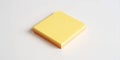 Stack of yellow sticky notes on white surface Royalty Free Stock Photo