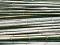 Stacked The Bamboo Pole Royalty Free Stock Photo