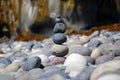 Stacked Beach Stones Royalty Free Stock Photo
