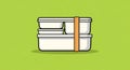 For organized storage typical of lunch containers used for portioning Royalty Free Stock Photo