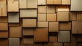 Stacked Cardboard Boxes Royalty Free Stock Photo