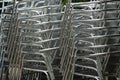 Stacked chairs