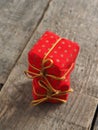 Stacked Christmas gift boxes Royalty Free Stock Photo