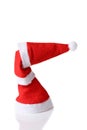 Stacked christmas hats Royalty Free Stock Photo