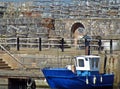 Stacked Crab Pots at Brixham Royalty Free Stock Photo