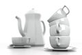 Stacked Cups Coffee Set