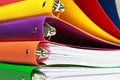 Stacked file folders Royalty Free Stock Photo