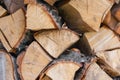 Stacked firewoods texture, background Royalty Free Stock Photo