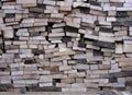 Stacked firewoods Royalty Free Stock Photo
