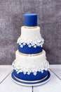 Stacked Wedding Cake Royalty Free Stock Photo