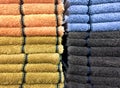 Stacked Fluffy Towels Royalty Free Stock Photo