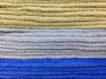 Stacked Fluffy Towels Texture Royalty Free Stock Photo