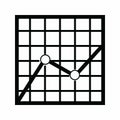Stacked Graph icon vector