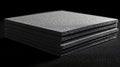 Stacked gray foam insulation panels Royalty Free Stock Photo