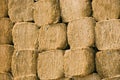 Stacked Hay Royalty Free Stock Photo