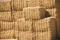 Stacked Hay Bales Royalty Free Stock Photo