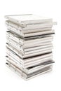 Stacked Jewel Cases Royalty Free Stock Photo