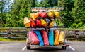 Sea Kayaks reading for a day on the water Royalty Free Stock Photo