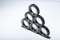 Stacked Machine Gears Royalty Free Stock Photo