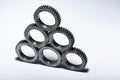 Stacked Machine Gears Royalty Free Stock Photo