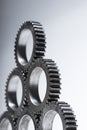 Stacked Machine Gears Royalty Free Stock Photo