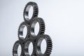 Stacked Machine Gears Royalty Free Stock Photo