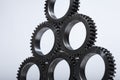 Stacked Machine Gears Royalty Free Stock Photo