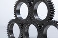 Stacked Machine Gears Royalty Free Stock Photo