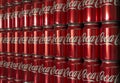 Stacked 375ml Coca-Cola Cans