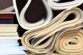 Stacked office papers Royalty Free Stock Photo