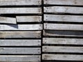 Stacked Old Weathered Wood Crates Royalty Free Stock Photo