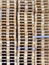 Stacked pallets