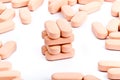 Stacked Pills Royalty Free Stock Photo