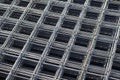 Stacked rebar grids Royalty Free Stock Photo