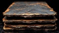 Stacked Rusted Metal Plates Royalty Free Stock Photo