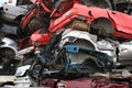 Cars for scrap Royalty Free Stock Photo