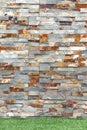 Stacked Stone Cladding Rustic Wall Royalty Free Stock Photo