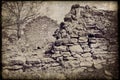 Stacked Stone Outbuilding Ruins at Old Baylor College