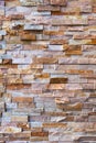 Stacked Stone Rock Wall Background closeup Royalty Free Stock Photo