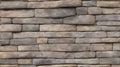 Stacked stone wall background horizontal generated by Ai Royalty Free Stock Photo