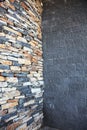 Stacked stone wall Royalty Free Stock Photo