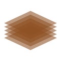 Stacked tower abstract server icon