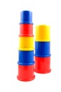 Stacked toys Royalty Free Stock Photo