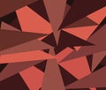 Stacked triangular pattern Many shades of red. vector illustrator