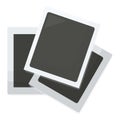 Blank polaroid photo frames vector Royalty Free Stock Photo