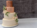 Stacked Wedding Cake Royalty Free Stock Photo